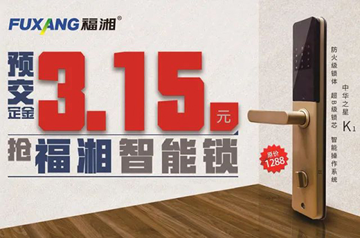 全民瘋搶智能鎖，預(yù)定僅需3.15