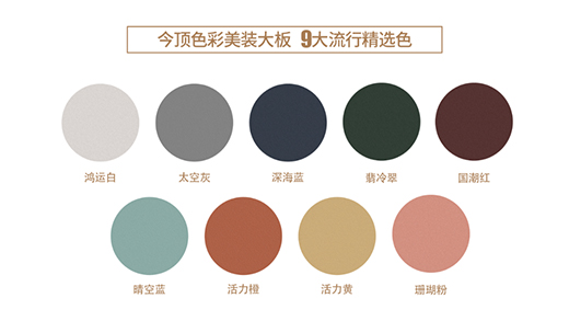 今頂色彩美裝大板 | 一場(chǎng)頂墻集成行業(yè)的顏色革命