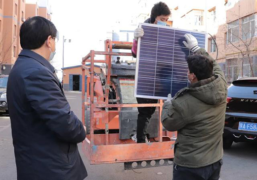 太陽能路燈改造，照亮出行路，敞亮居民心